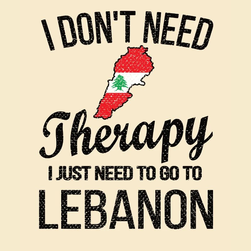 Stolzer Libanese Libanon Libanesische Flagge