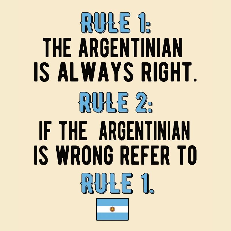 Fier drapeau argentin d’origine argentine