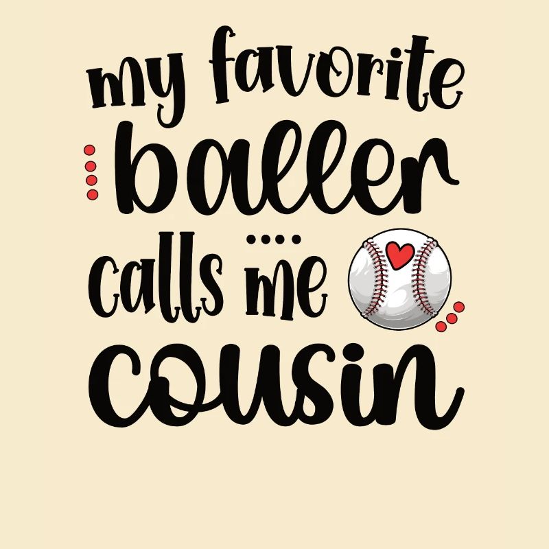 Stolzer Baseball-Cousin Eines Baseballspielers