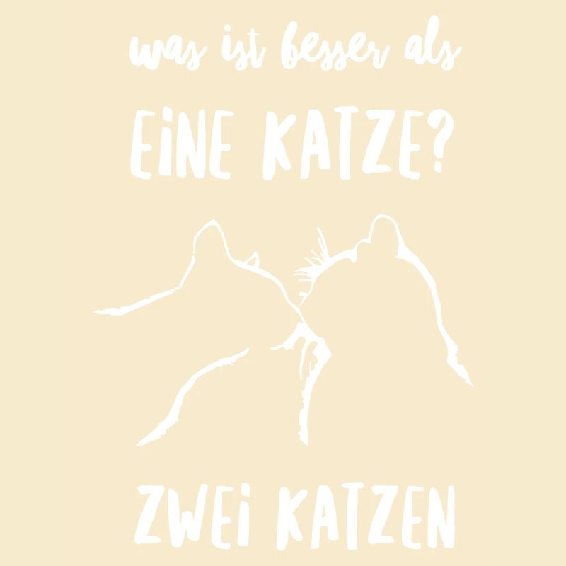 Zwei Katzen Kuss