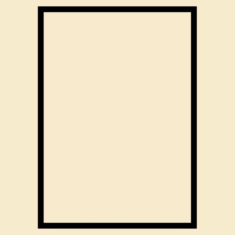 Mathématiques - icône rectangle