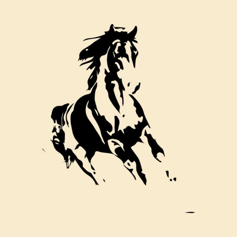 Laufendes Pferd 01