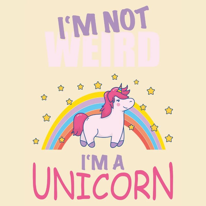 Ich bin nicht komisch ich bin ein Einhorn