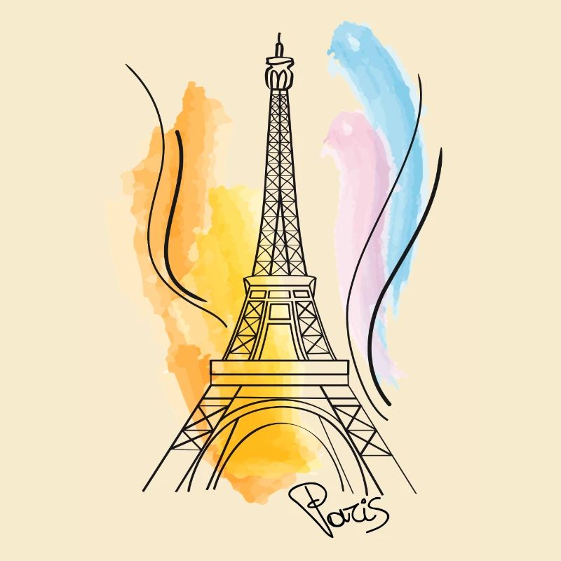 Dessin de tour Eiffel