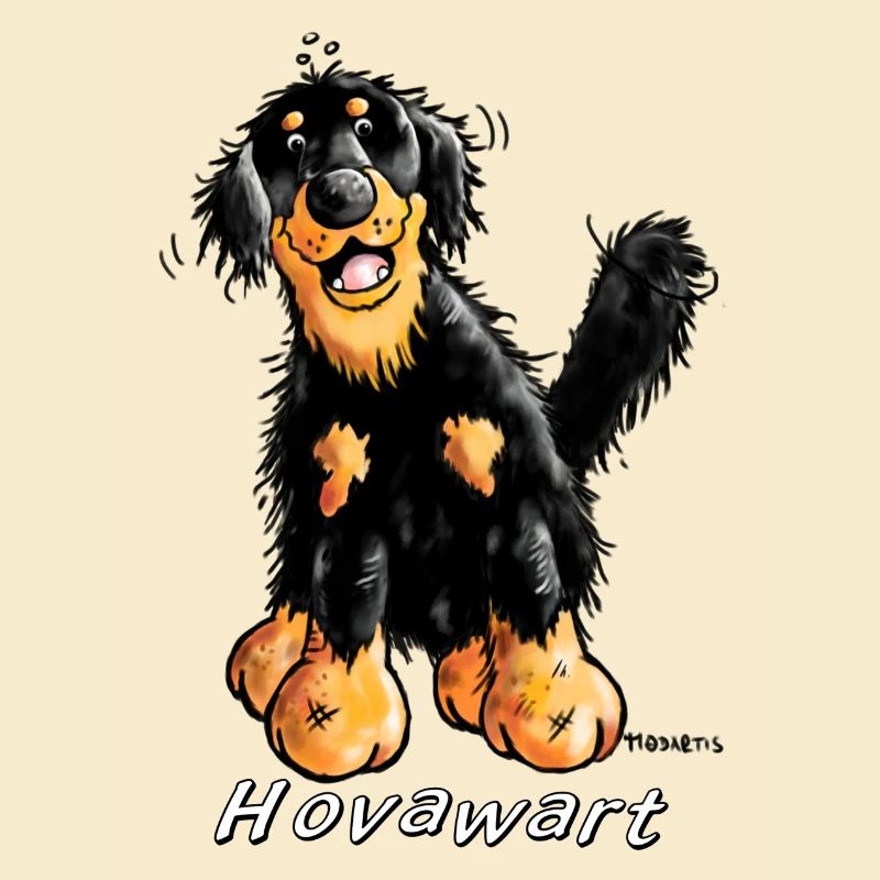 Fröhlicher Hovawart