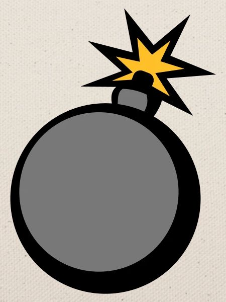 bombe clipart zuender
