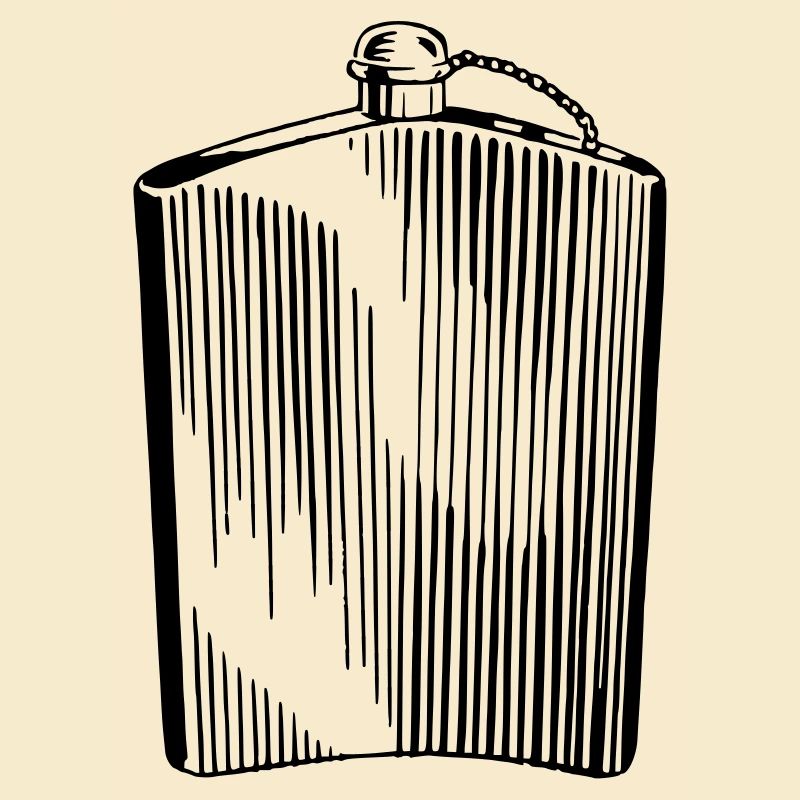 Flachmann Schnaps Flasche Geschenk Geschenkidee