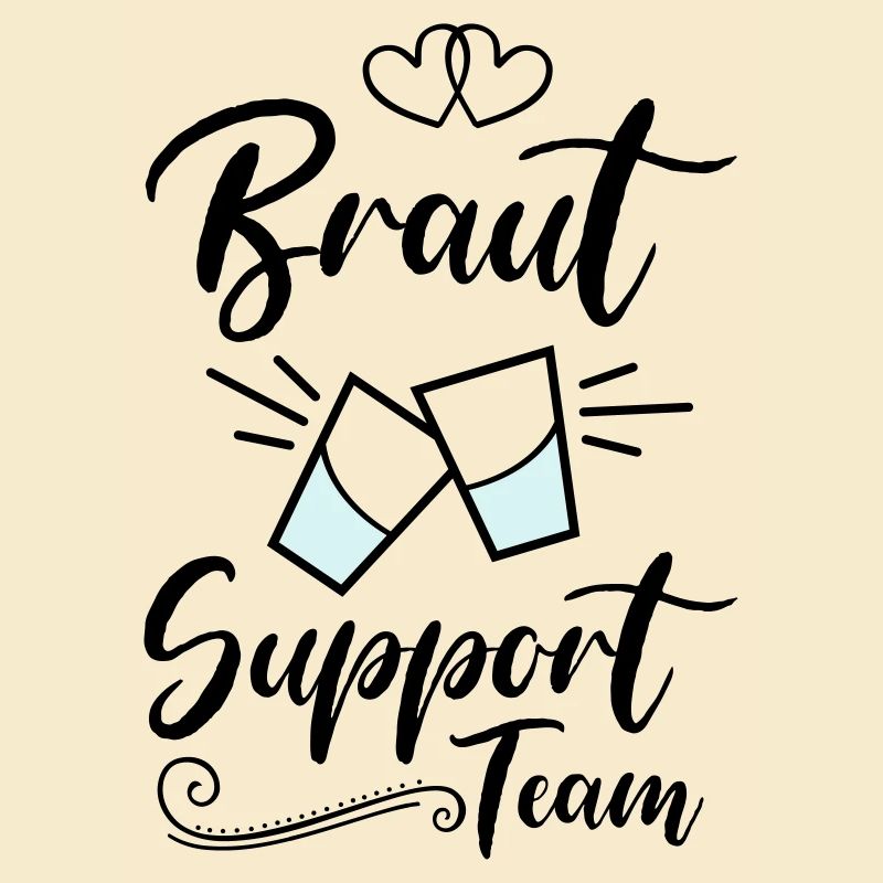 braut support team kurze