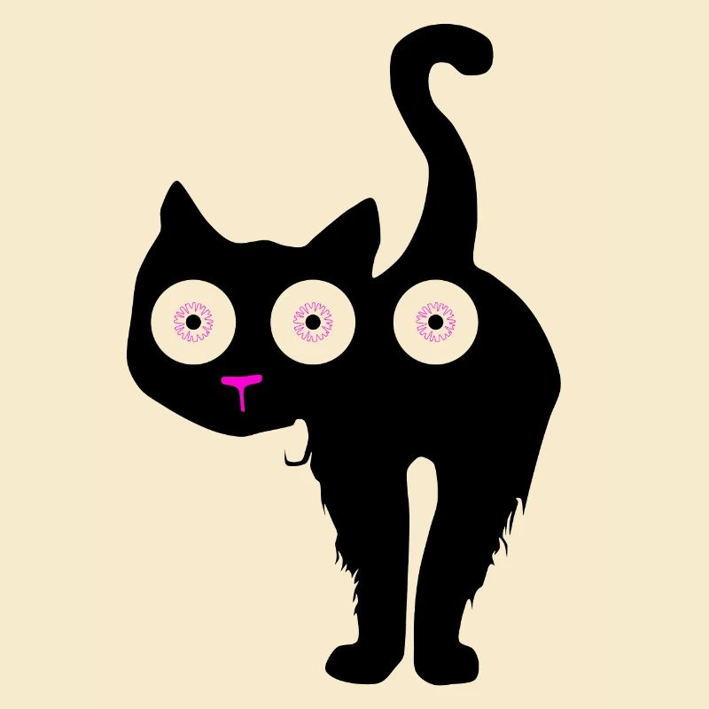 Katze mit drei Augen oder...