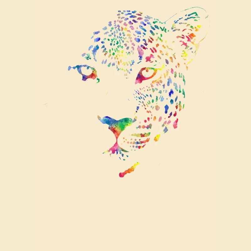 Multicolour leopard