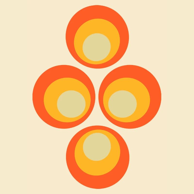 70s Circles Pattern