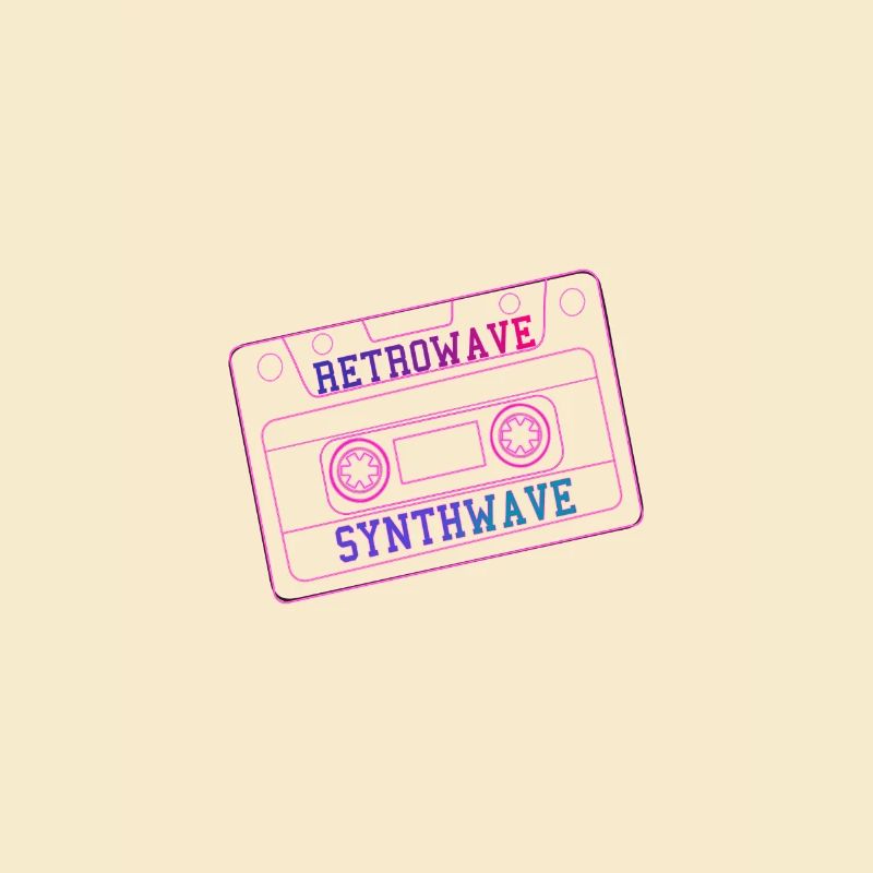 RetroWave SynthWave Kassette
