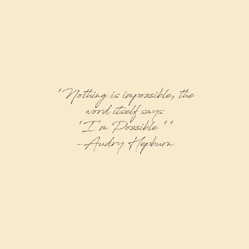 Citation Audrey Hepburn