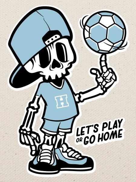 Skeleton handballer