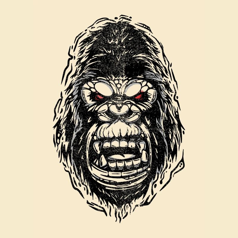 gebrochener Gorilla
