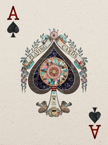 Spielkarten - Digitale Decoupage