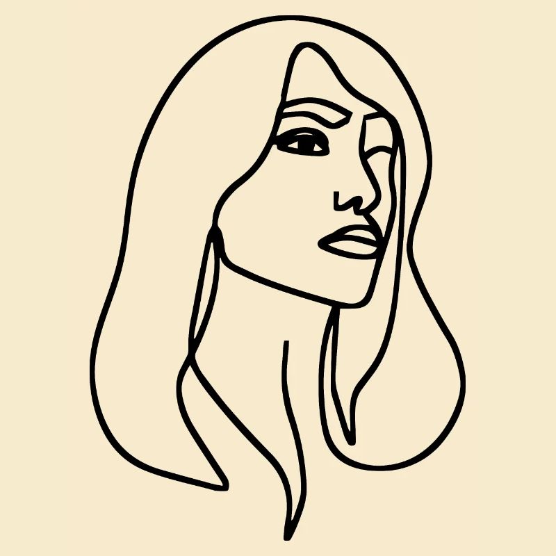 Frauen Line Art
