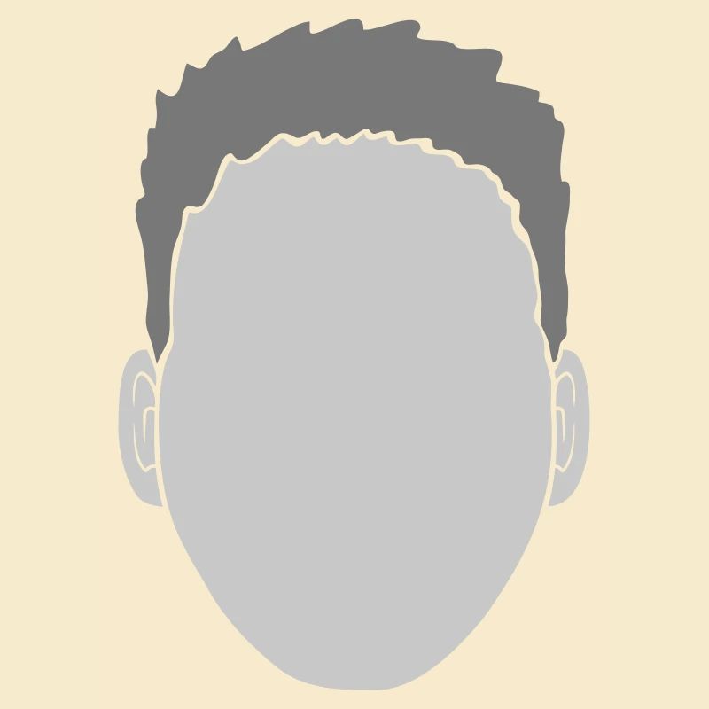 Conception de tête de visage vide