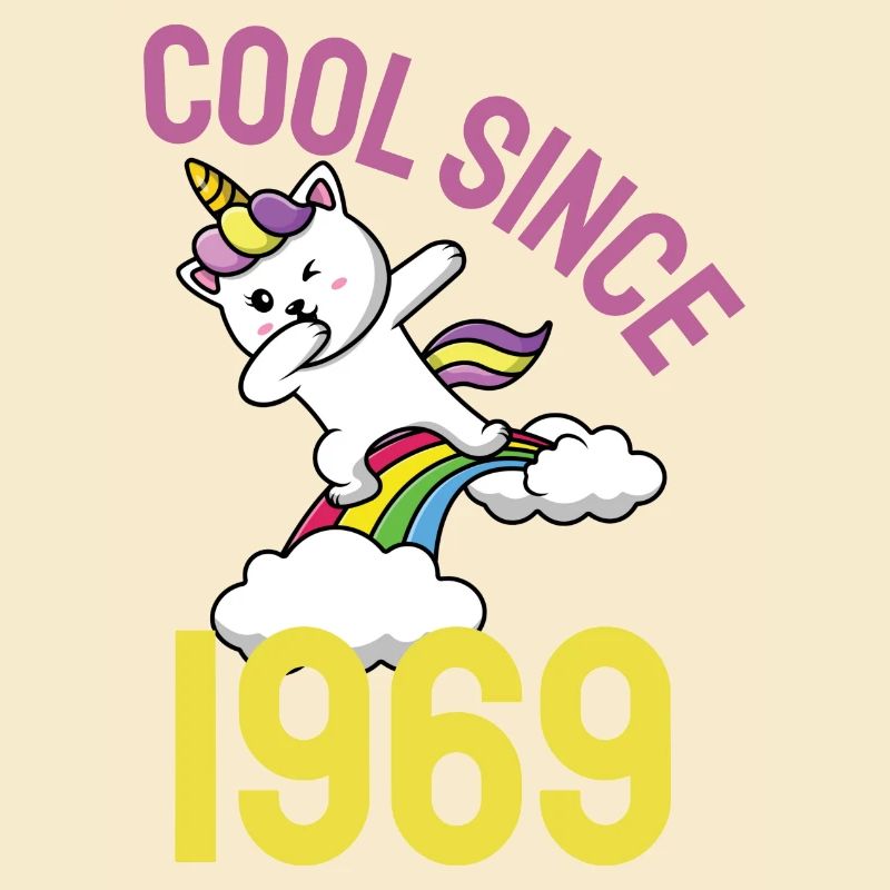 Cool seit 1969 Dabbing Katze 53. Geburtstag