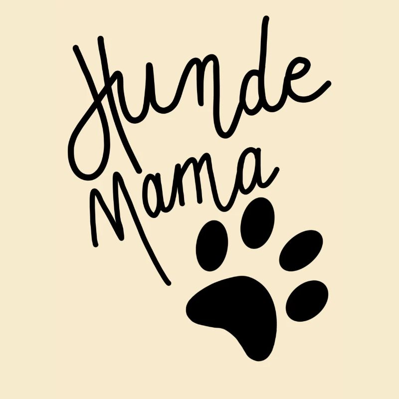 Hunde Mama mit Pfote