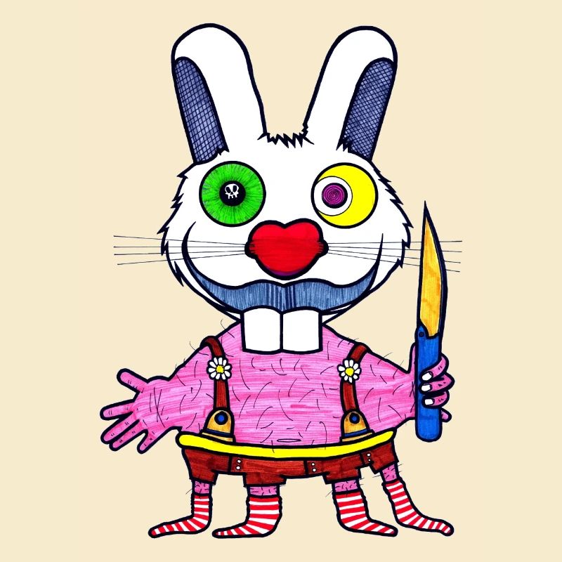 Menschen Hase