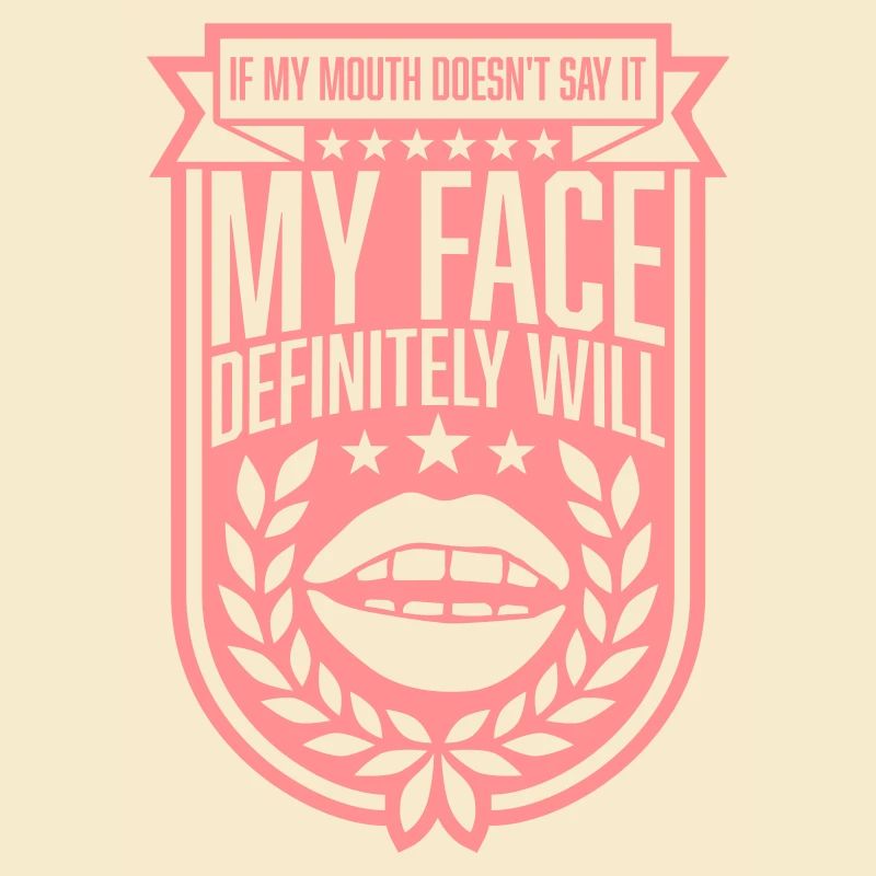 my face definitely will