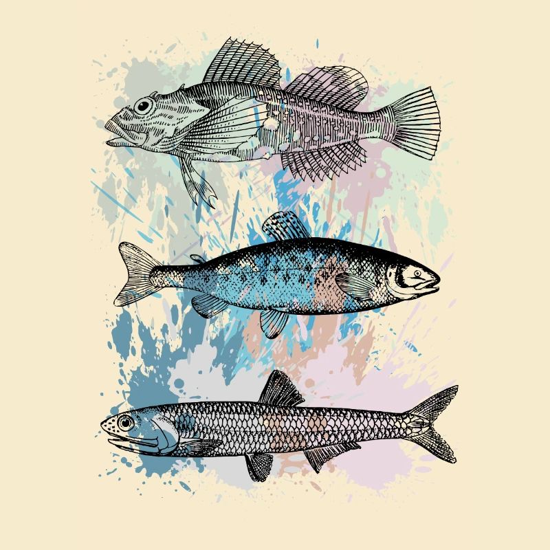 Fisch-Triptychon