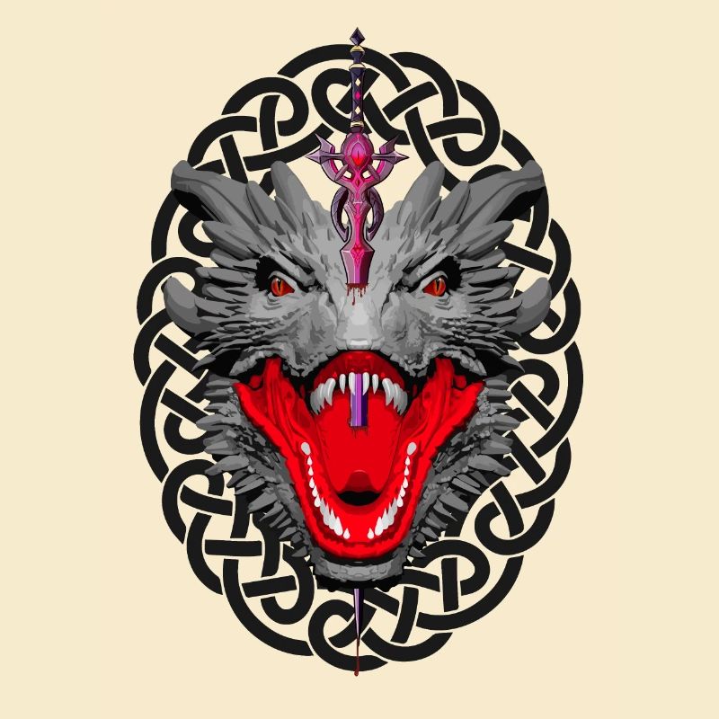 Dragon à l’épée pourpre