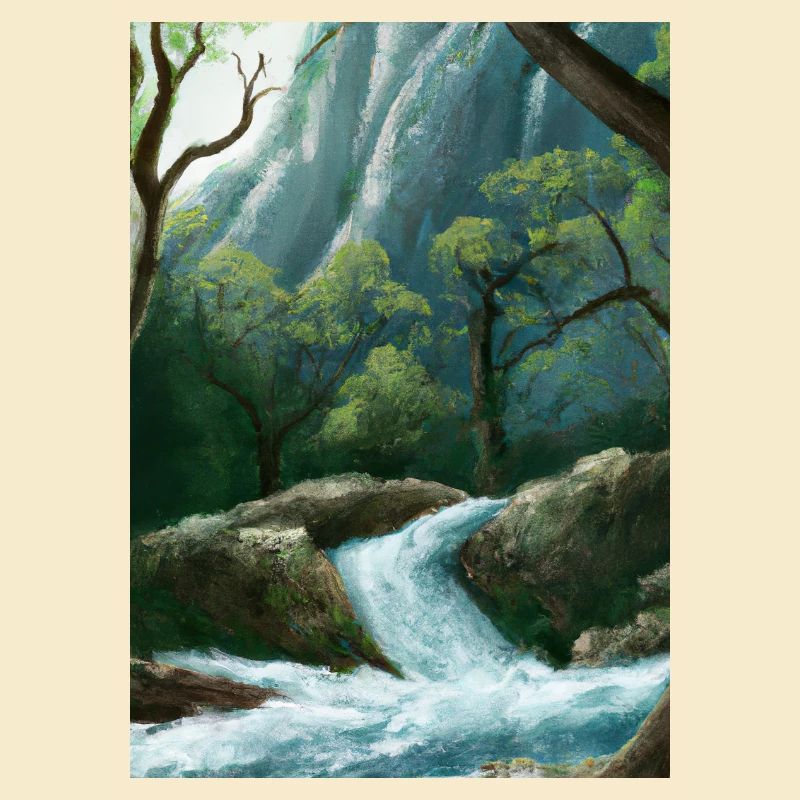 Forest River Wasserfall