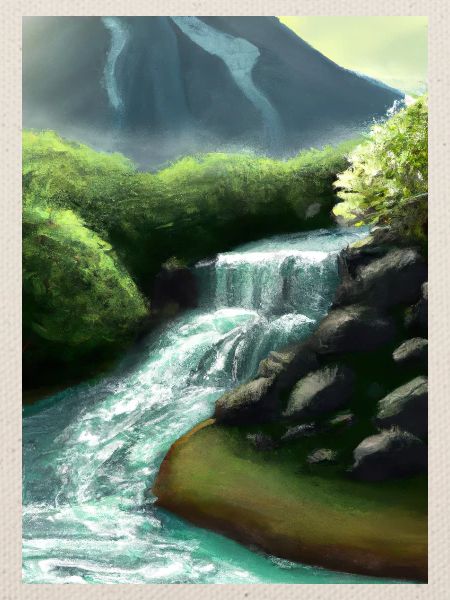 Forest River Wasserfall