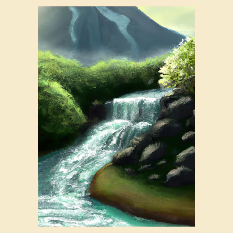 Forest River Wasserfall