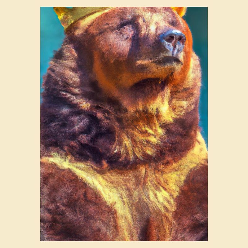 Bär mit Krone