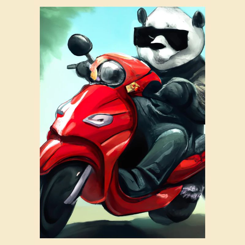 Motorrad-Panda
