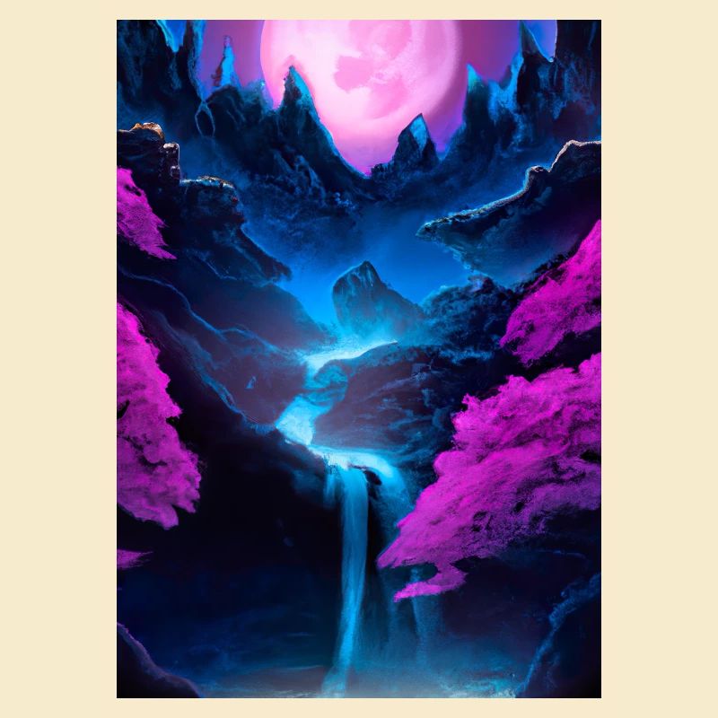 Mystischer Wasserfall