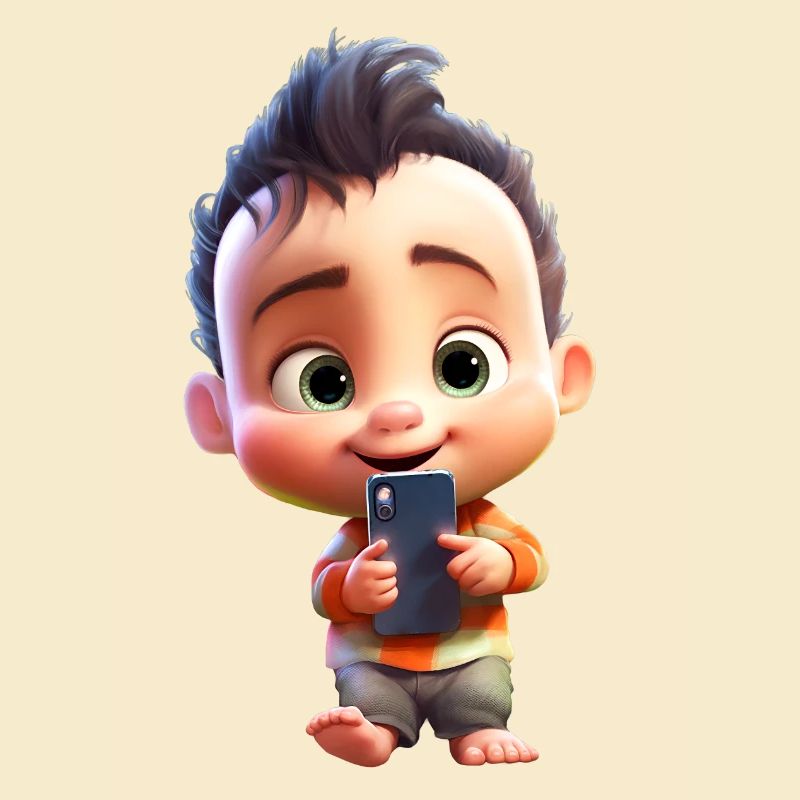 Smartphone Junge