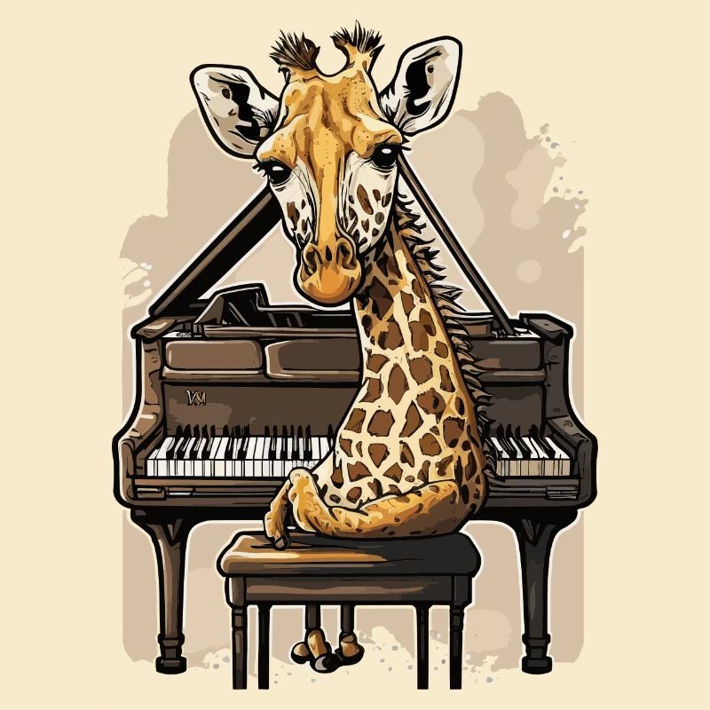 Melodische Giraffe