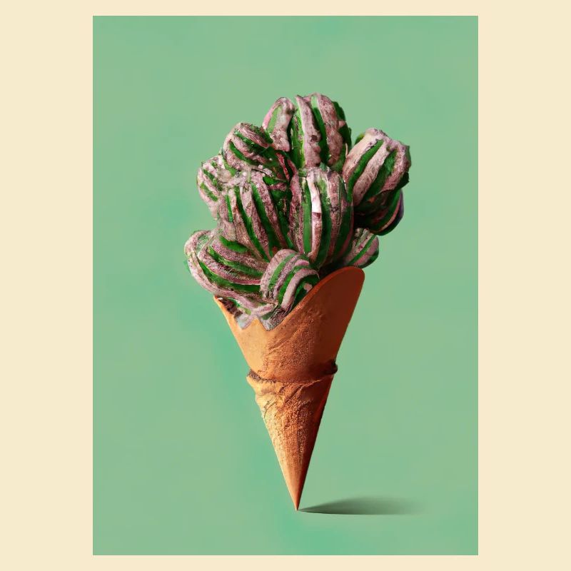 Kaktus-Eiscreme