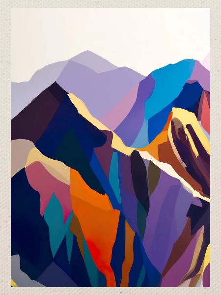 Bunte Berge