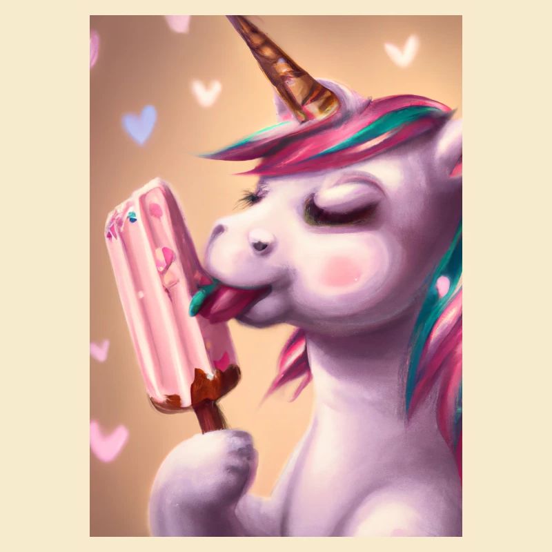 Eiscreme Einhorn