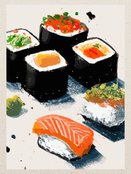 Sushi-Rollen