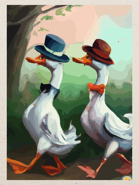 Zwei Enten