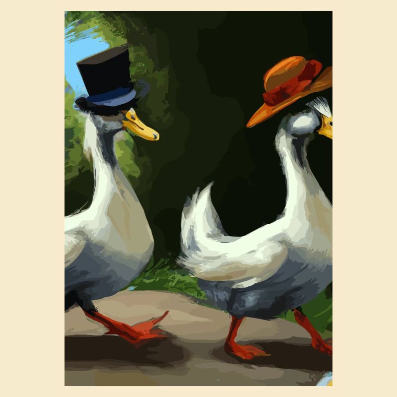 Zwei Enten