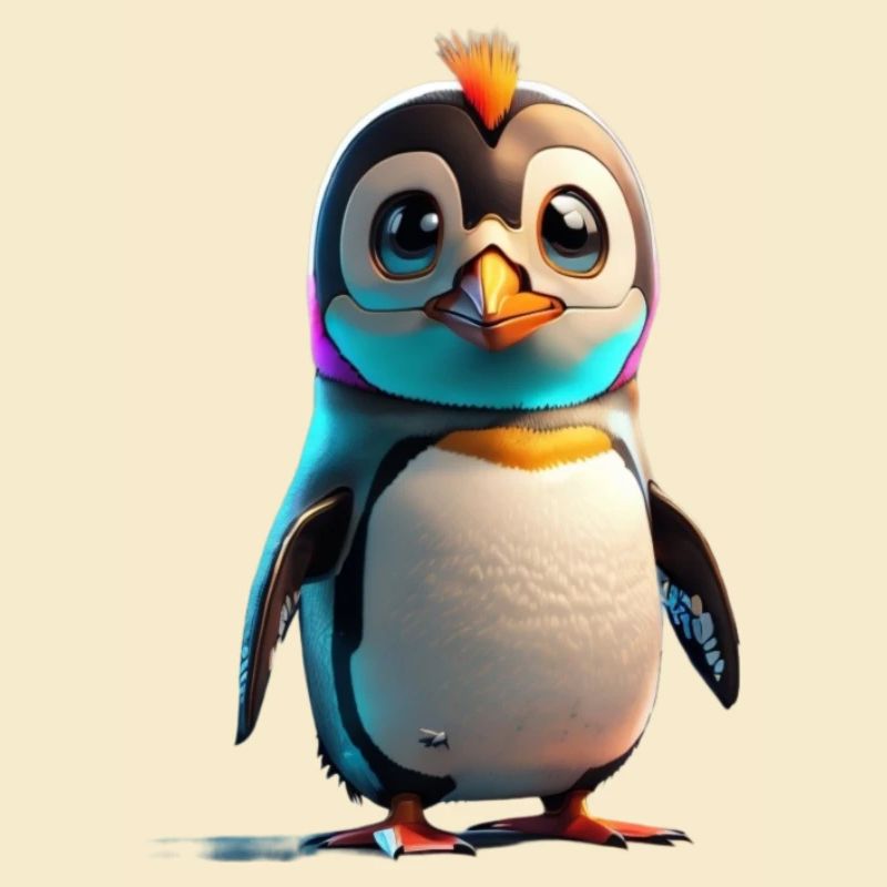 Roboter Pinguin