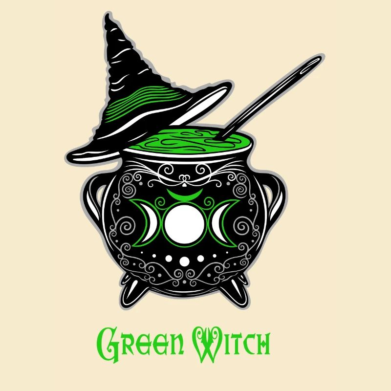 Cauldron Witch Green Witch Cauldron