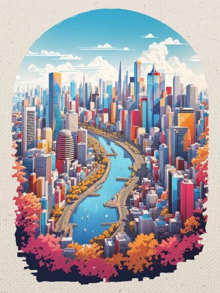Stadt Landschaft