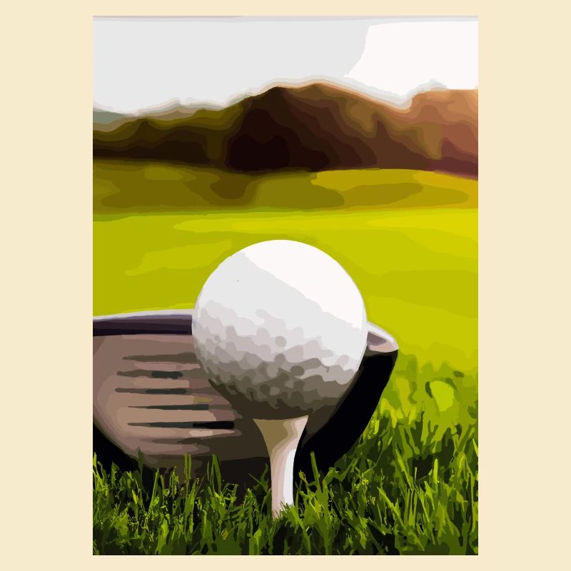 Golfball Abschlag