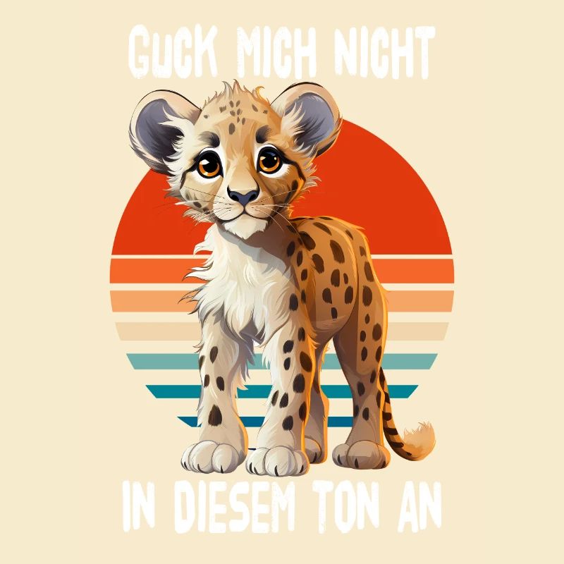 Ne me regarde pas dans ce ton guépard