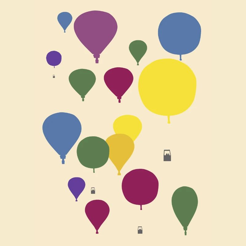 Bunte Ballone
