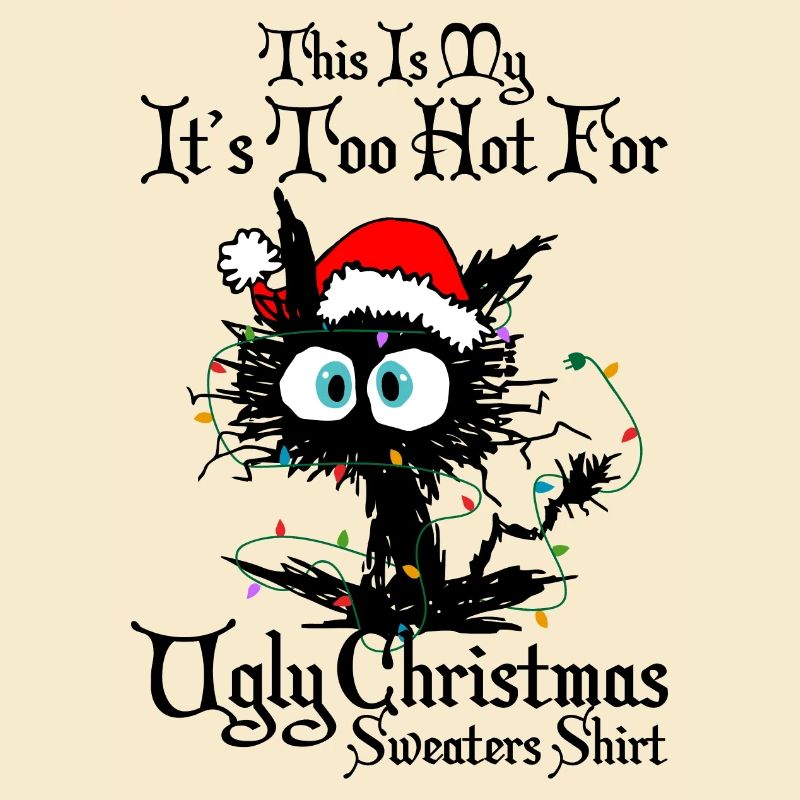 C’est mon pull de Noël trop chaud pour moche