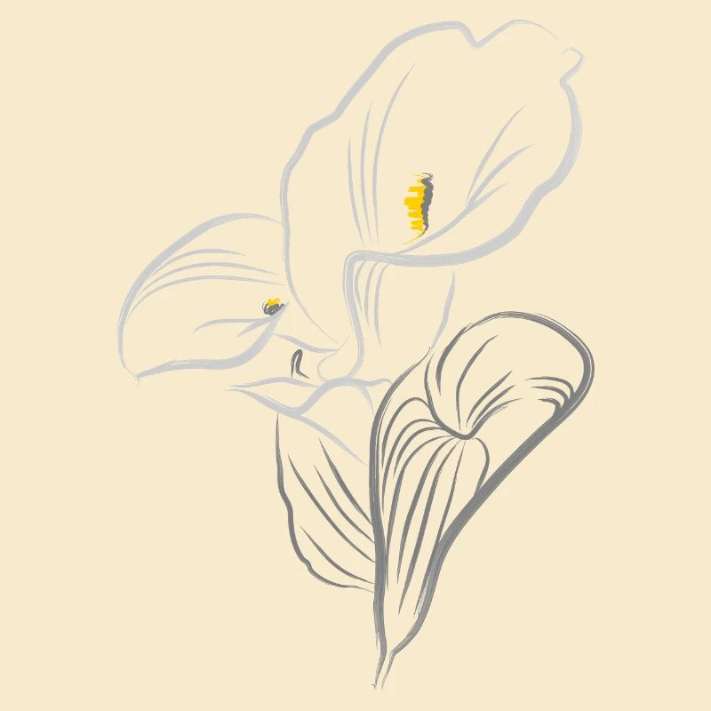 CALLA YELLOW-GREY